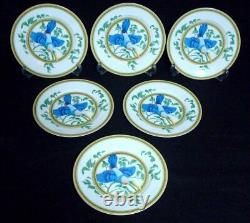 Authentic Hermes Toucans Porcelain Six Plates'21.7cm
