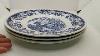 Barratts Elizabethan Blue And White China Large Dinner Plate