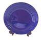 Bauer Pottery Ring Ware Dinner Plate- Cobalt Blue Los Angeles California 9.5