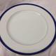 Bernardaud France Univers Azur Universe Azure Dinner Plate 10 3/8 Blue Band