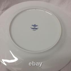 Bernardaud France Univers Azur Universe Azure Dinner Plate 10 3/8 Blue Band