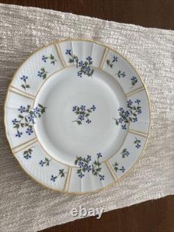 Bernardaud Limoges France Bleuets Blue Floral Dinner Plate 10 3/8