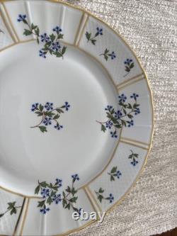Bernardaud Limoges France Bleuets Blue Floral Dinner Plate 10 3/8
