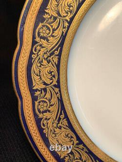 Bernardaud Vendome Cobalt Blue Dinner Plate 10 1/4 Inches