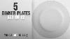 Best Dinner Plates Set Of 12 2018 Amazonbasics 6 Piece Dinner Plate Set