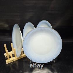 Bing & Grondahl Ballerina 325 Gold Rim Blue Dinner Plates 9 5/8 Danish Set Of 4