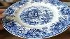Blue And White China Edinburgh Pattern By Alfred Meakin Dinner Plate