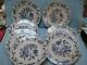 Blue Danube Blue Onion 10.25 Dinner Plates Lot of 7