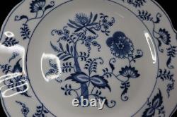 Blue Danube Blue Onion Scalloped Rim 9 Dinner Plates 10 3/8 Banner Mark