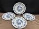 Blue Danube Japan Blue Onion Set of 4 Dinner Plates 10 3/8