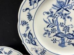 Blue Danube Japan Blue Onion Set of 4 Dinner Plates 10 3/8