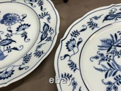 Blue Danube Japan Blue Onion Set of 4 Dinner Plates 10 3/8