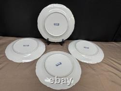 Blue Danube Japan Blue Onion Set of 4 Dinner Plates 10 3/8