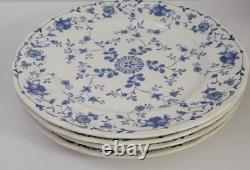 Blue Floral Dinner Plate Plates Set Of 4 Northridge By Epoch HTF