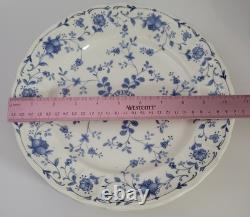 Blue Floral Dinner Plate Plates Set Of 4 Northridge By Epoch HTF