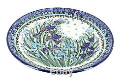 Blue Rose Polish Pottery Callista Dinner Plate