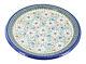 Blue Rose Polish Pottery Enchanted Garden Dinner Plate