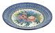 Blue Rose Polish Pottery Summer Blooms Dinner Plate