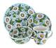 Blue Rose Polish Pottery Sweet Devotion 4 Piece Place Setting Service for 1