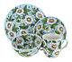 Blue Rose Polish Pottery Sweet Devotion 4 Piece Place Setting Service for 1