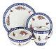 Blue Rose Polish Pottery Winterberry 4 Piece Place Setting Service for 1