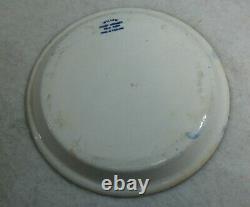 Blue Willow Divided Grill Plates August Hashagen NY Made England Lot of 5 S9662