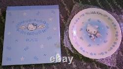 Brand New in Box Vintage Sanrio Hello Kitty Blue Angel Dinner Plate