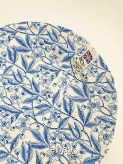 Burleigh Blue Prunus Dinner Plate 26.5cm Fortnum & Mason F&M Limited