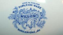 Burleigh Ware Willow Dinner Setting, Never Used