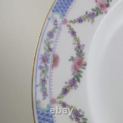 C1910 GEORGE JONES Crescent Bone China 19625 5 Dinner Plates Floral Swag