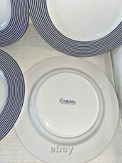 CASKATA Newport Set 8 Dinner plates NEVER USED Neiman Marcus RARE Must SEE