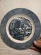 CURRIER & IVES The Old Grist Mill by ROYAL 10 China Plate Lot Of 11