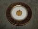 C 1804-1814 Sevres 9.5 Dinner Plate Cobalt & Gilt Napoleon Coat of Arms RARE