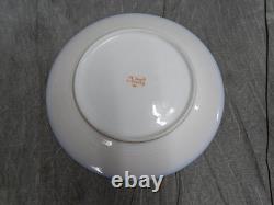 C 1804-1814 Sevres 9.5 Dinner Plate Cobalt & Gilt Napoleon Coat of Arms RARE