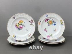 Ca. 1857 Herend Bouquet of Flowers dinner plates, set of 6, highly collectible