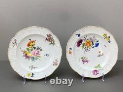Ca. 1857 Herend Bouquet of Flowers dinner plates, set of 6, highly collectible