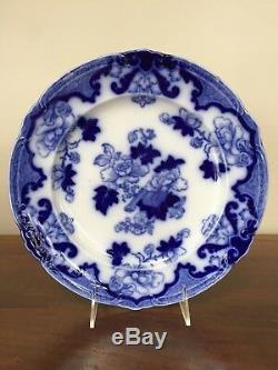 Cauldon CANDIA Flow Blue Dinner Plates Set of 12