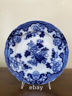 Cauldon CANDIA Flow Blue Dinner Plates Set of 6