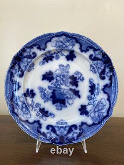 Cauldon CANDIA Flow Blue Dinner Plates Set of 6