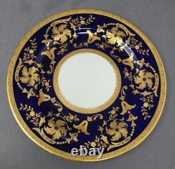 Cauldon Cobalt and Gold Dinner Plate L 5702 10 #3