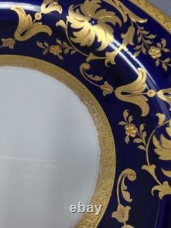 Cauldon Cobalt and Gold Dinner Plate L 5702 10 #3