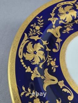 Cauldon Cobalt and Gold Dinner Plate L 5702 10 #3
