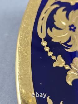 Cauldon Cobalt and Gold Dinner Plate L 5702 10 #3