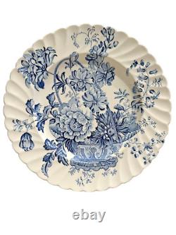 Charlotte 10 Dinner Plate Clarice Cliff Royal Staffordshire Blue Transferware