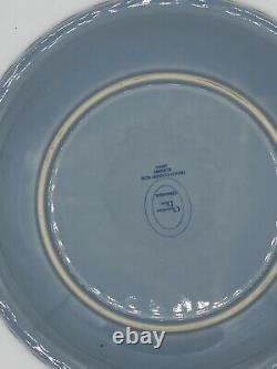 Christian Dior French Country Rose Blueberry Blue 10.3/4 Dinner Plate Set Of 4