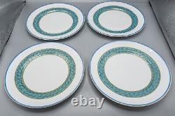 Christofle Torsade Bleue Bleu Blue Dinner Plates Set of 13-10 7/8 FREE USA SHIP