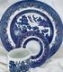 Churchill Blue Willow 3 Piece Set-Dinner Plate, Cup And Saucer