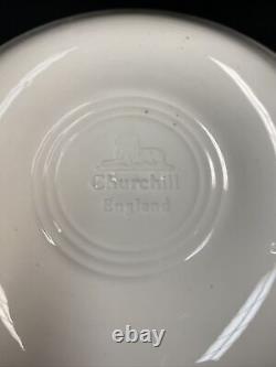 Churchill Blue Willow Lot-27PCS 4-10 Dinner Plates, 6-8 & 8-6 Bowls, & More EC