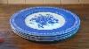 Churchill China Out Of The Blue Dinner Plate Blue And White China