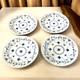 Churchill Finlandia Blue Flowers Floral 10 Dinner Plates Made in England Set 4